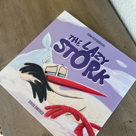 The Lazy Stork Children's Book Signed by author. Brand New - Picture 2 of 9